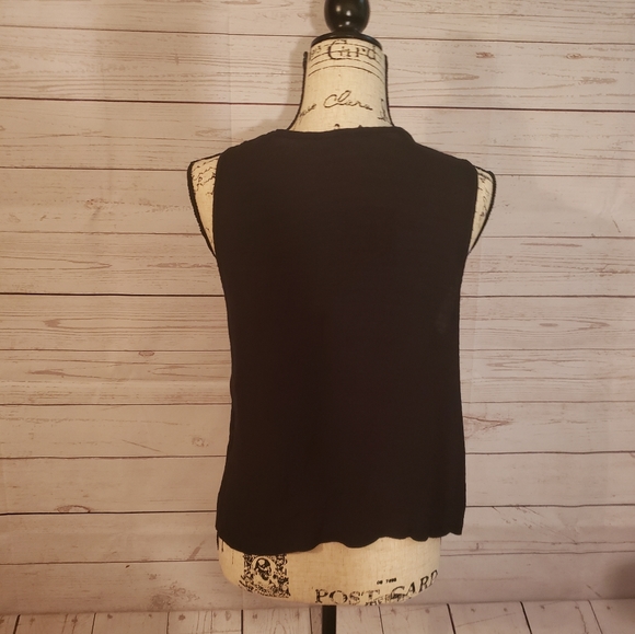 Free people black summer small tank top - Picture 2 of 3